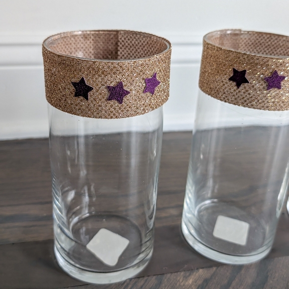 Libbey 3-Pack Cylinder Vase, 7.3" Tall, DIY Decorated - Picture 4 of 11